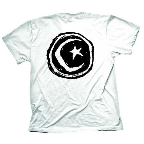 Foundation Tee Star & Moon White