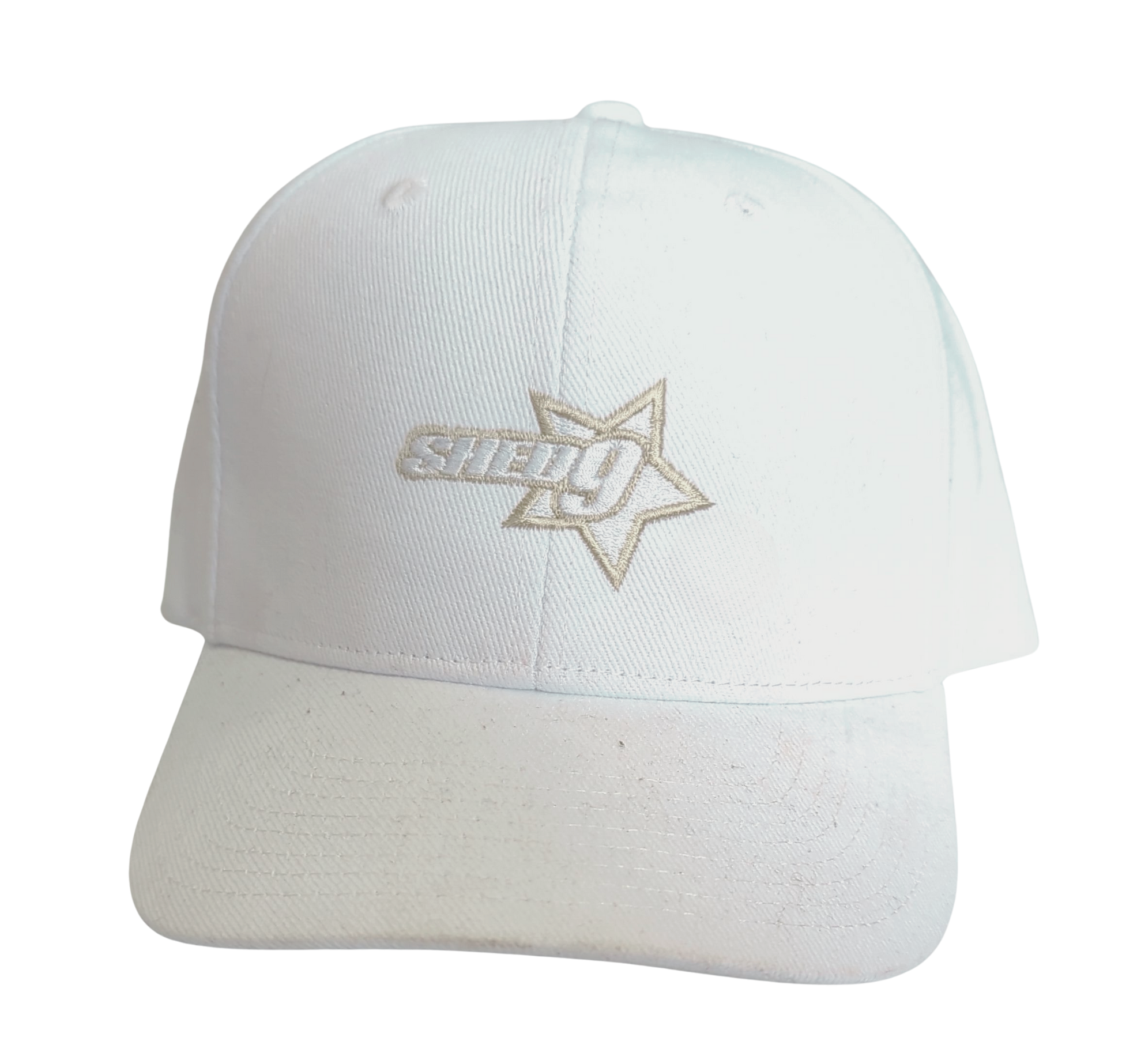 Shed Nine White Buckle Cap Star Logo - Shed Nine