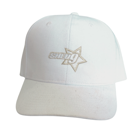 Shed Nine White Buckle Cap Star Logo - Shed Nine