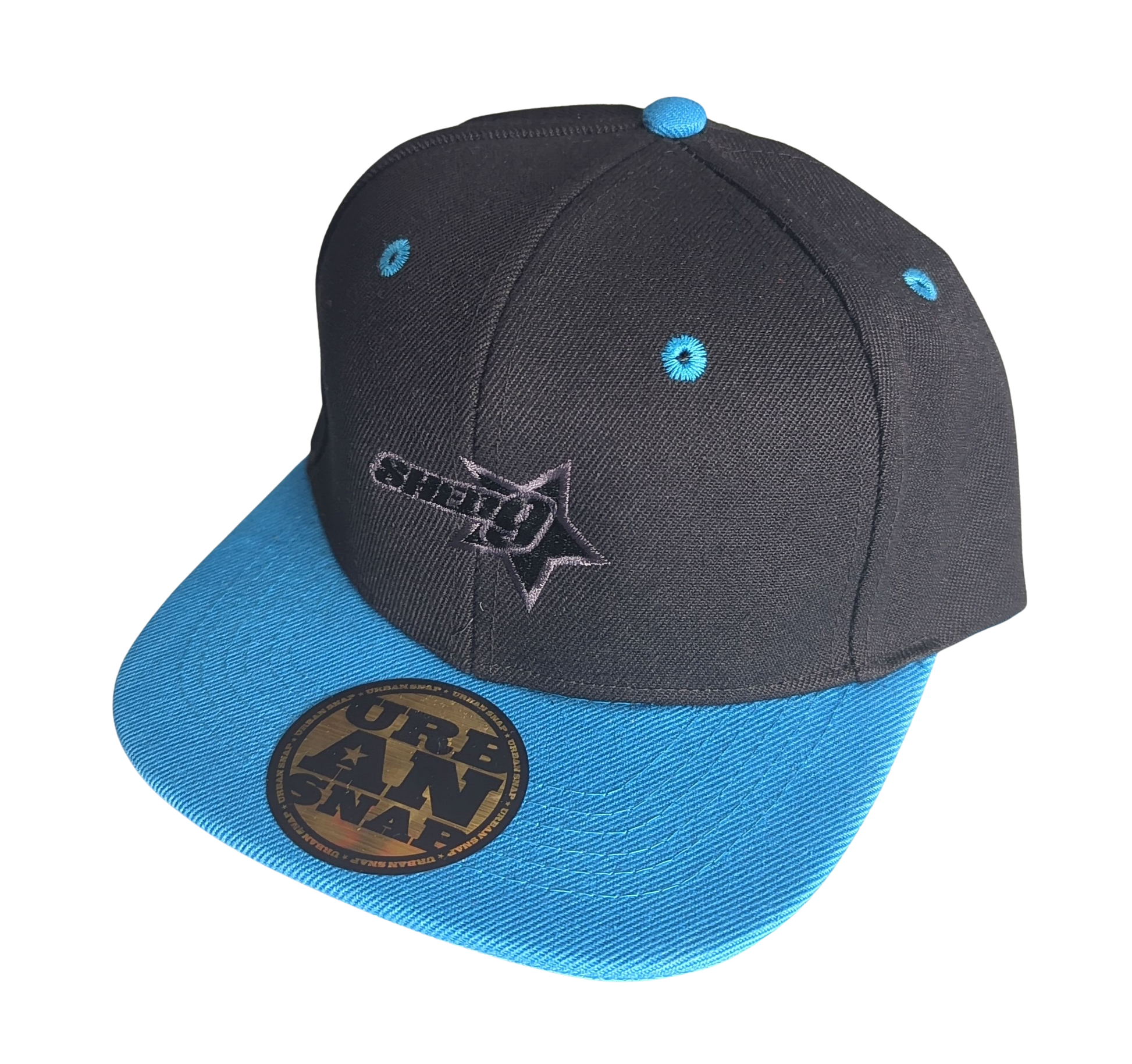 Shed Nine Black/Blue Snap Back Cap - Shed Nine