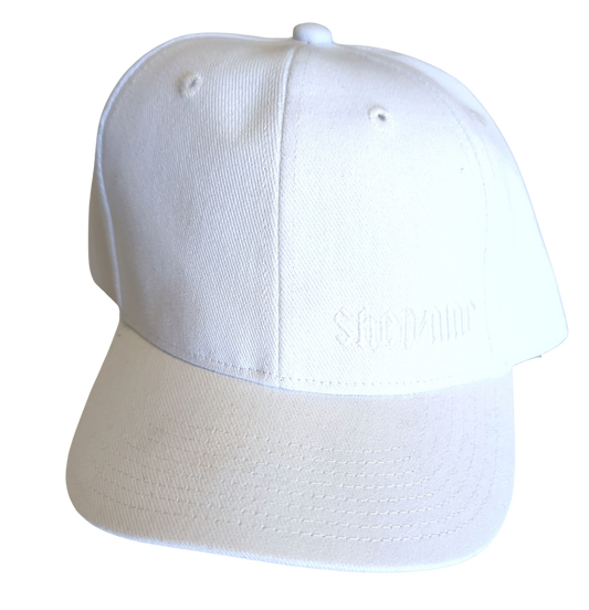 Shed Nine White Buckle Cap Lighting Logo - Shed Nine