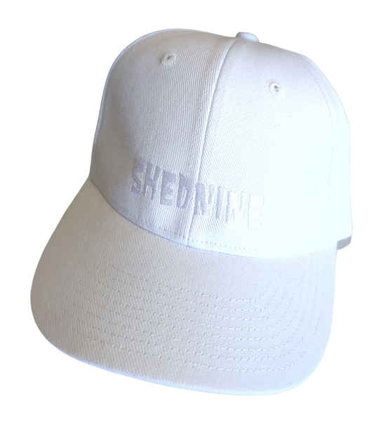 Shed Nine White Buckle Cap - Shed Nine