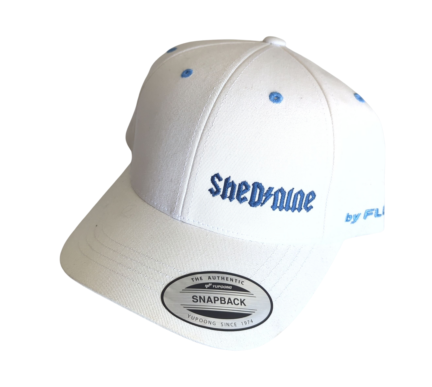 Shed Nine White/Blue Buckle Cap (Lighting Logo) - Shed Nine