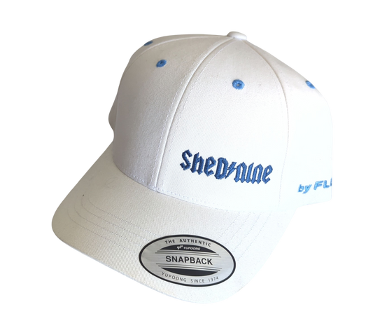 Shed Nine White/Blue Buckle Cap (Lighting Logo) - Shed Nine