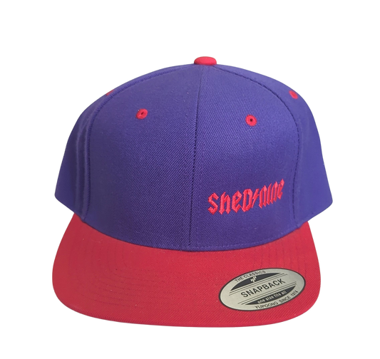 Shed Nine Red/Purple Snap Back - Shed Nine