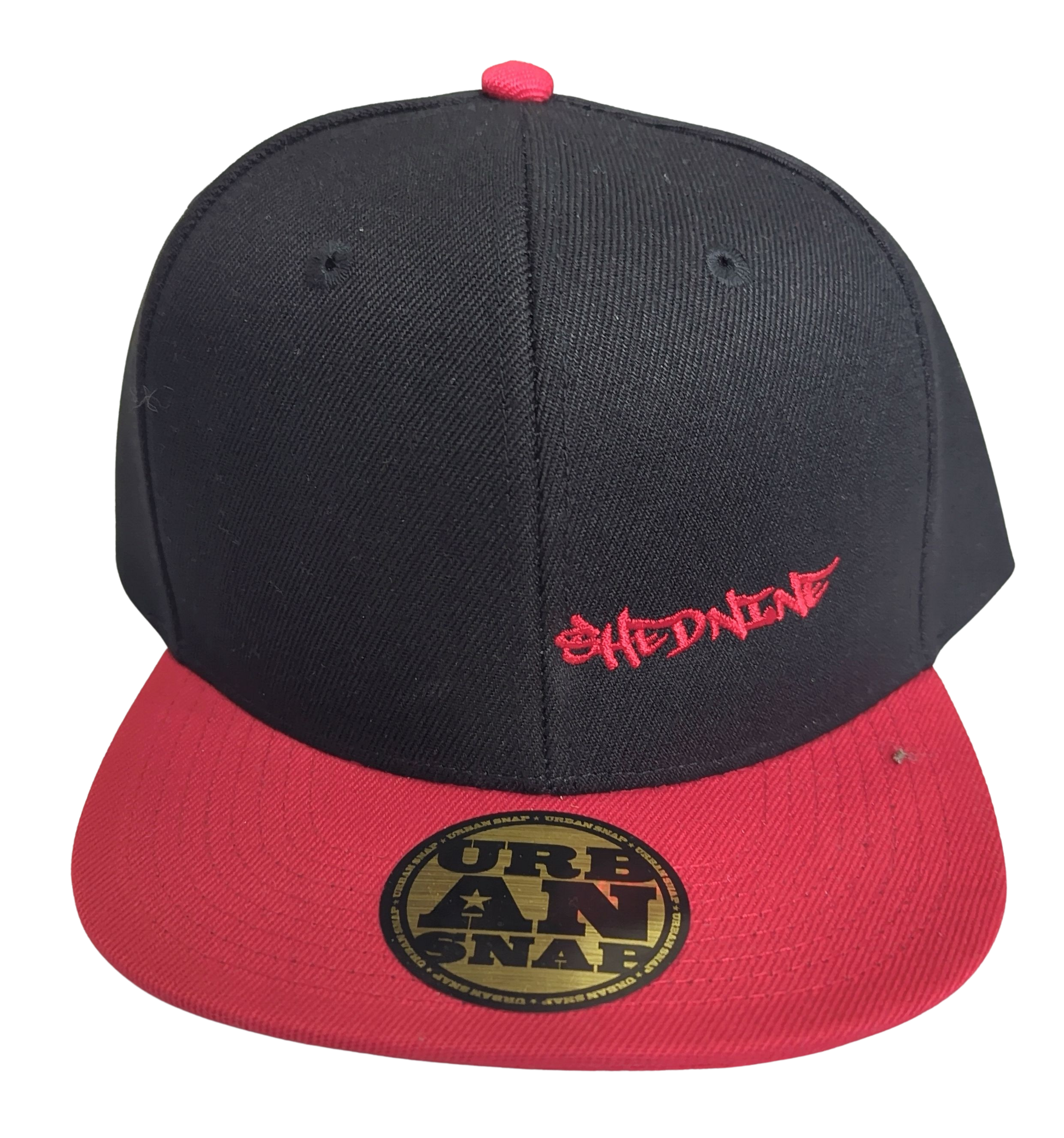 Shed Nine Red/Black Snap Back Cap - Shed Nine