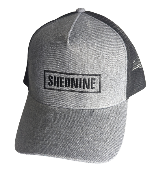 Shed Nine Grey Snap Back Cap - Shed Nine