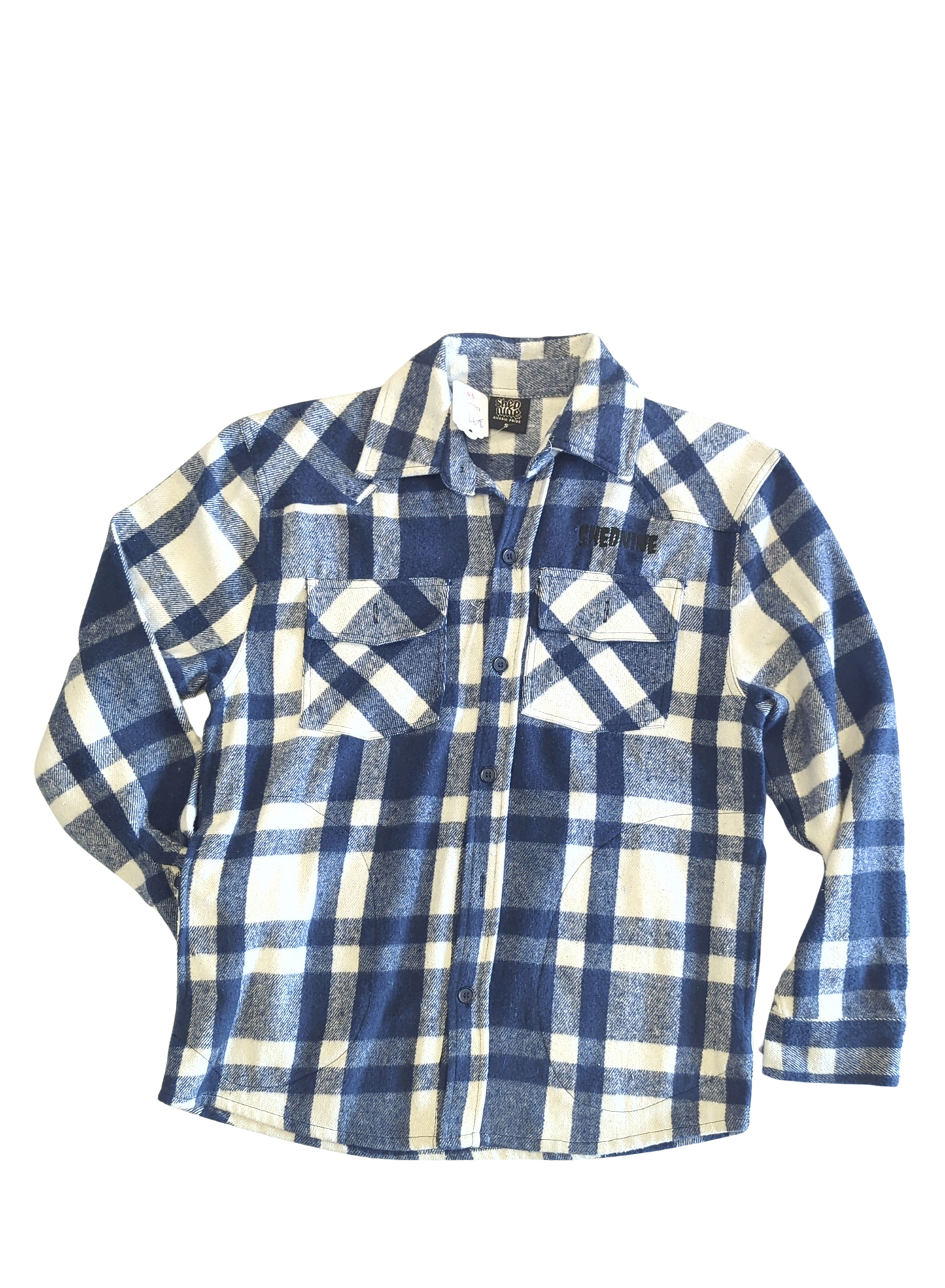 Shed Nine Flannel Long Sleeve Shirt (Bold SN Logo)