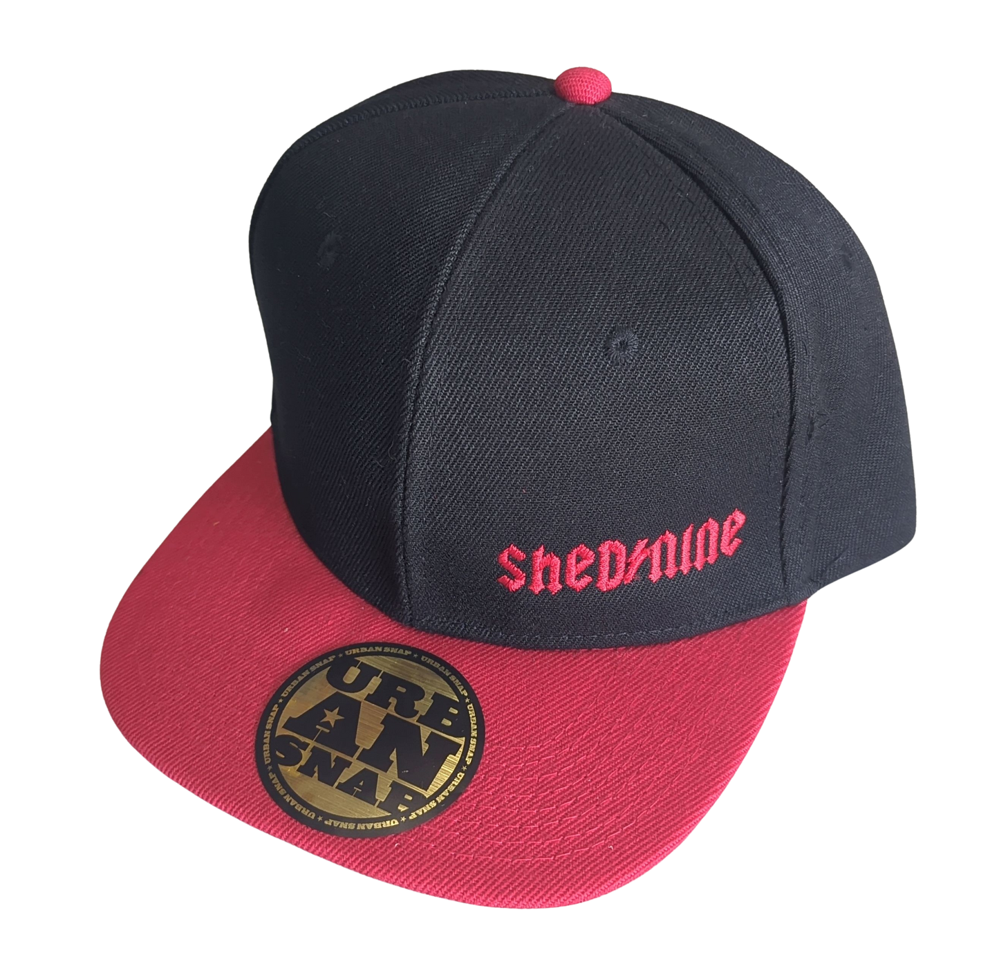 Shed Nine Black/Red Snap Back Cap - Shed Nine