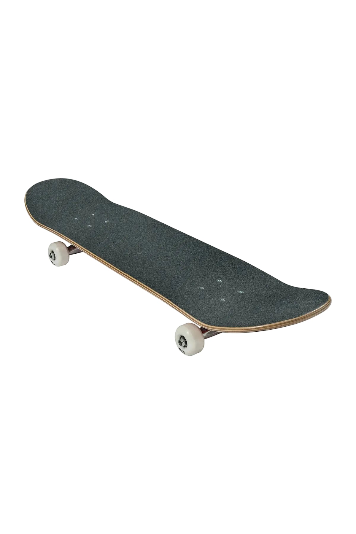 Angled view of Globe G0 Fubar 7.75 inch Complete Skateboard in Black/Red shed nine