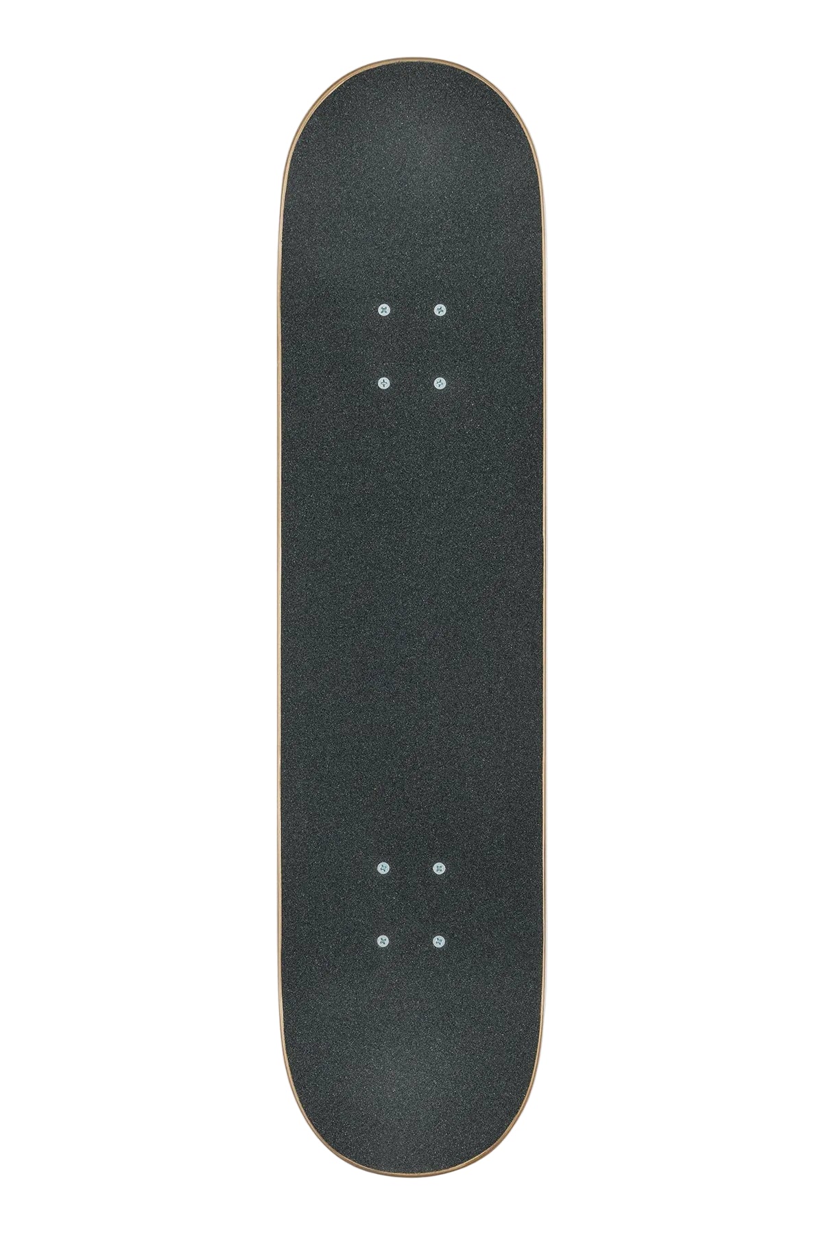 Bottom view of Globe G0 Fubar 7.75 inch Complete Skateboard in Black/Red shed nine
