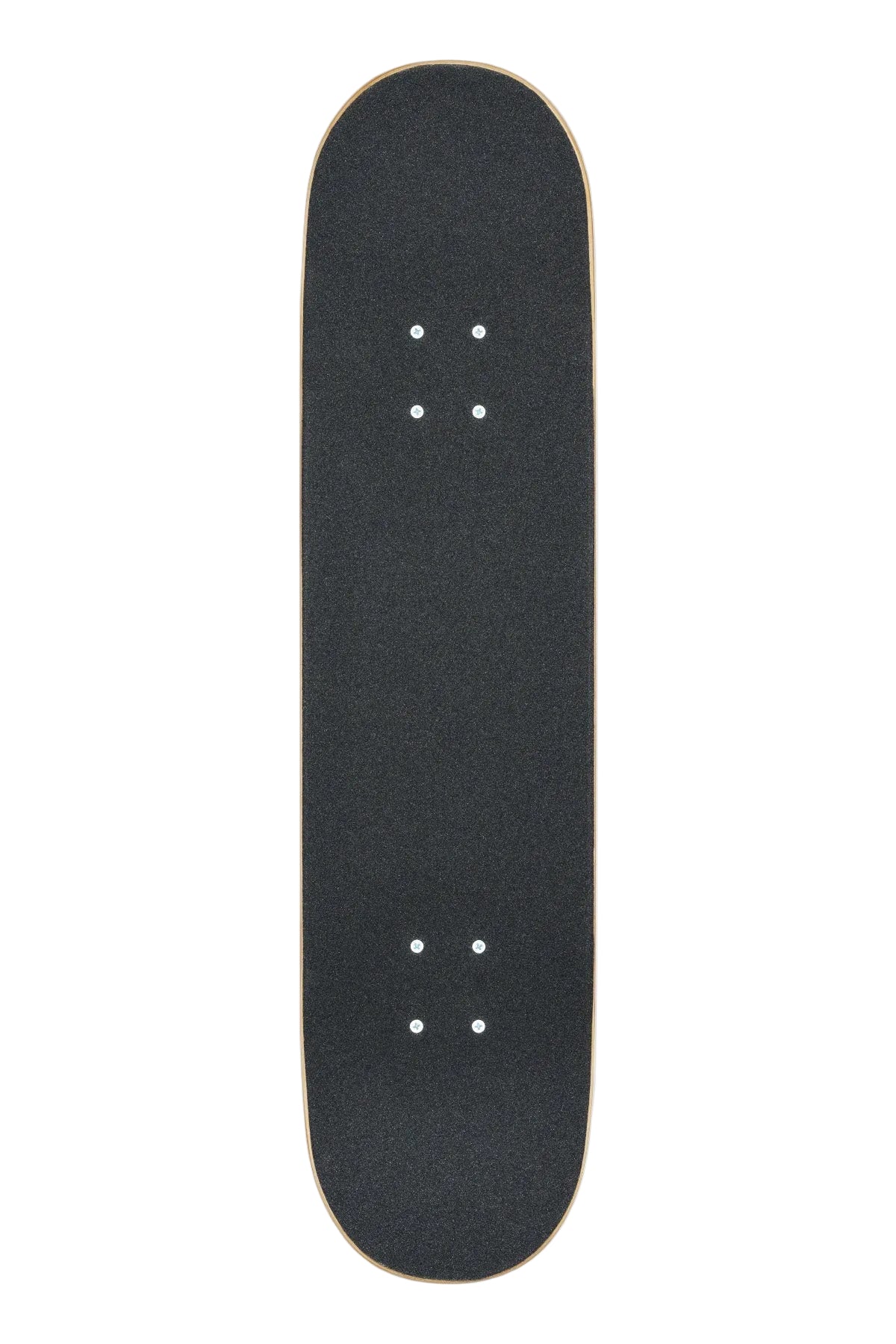 Grip top view of Globe G0 Pond 7.75 inch Complete Skateboard in Pink/Honey shed nine