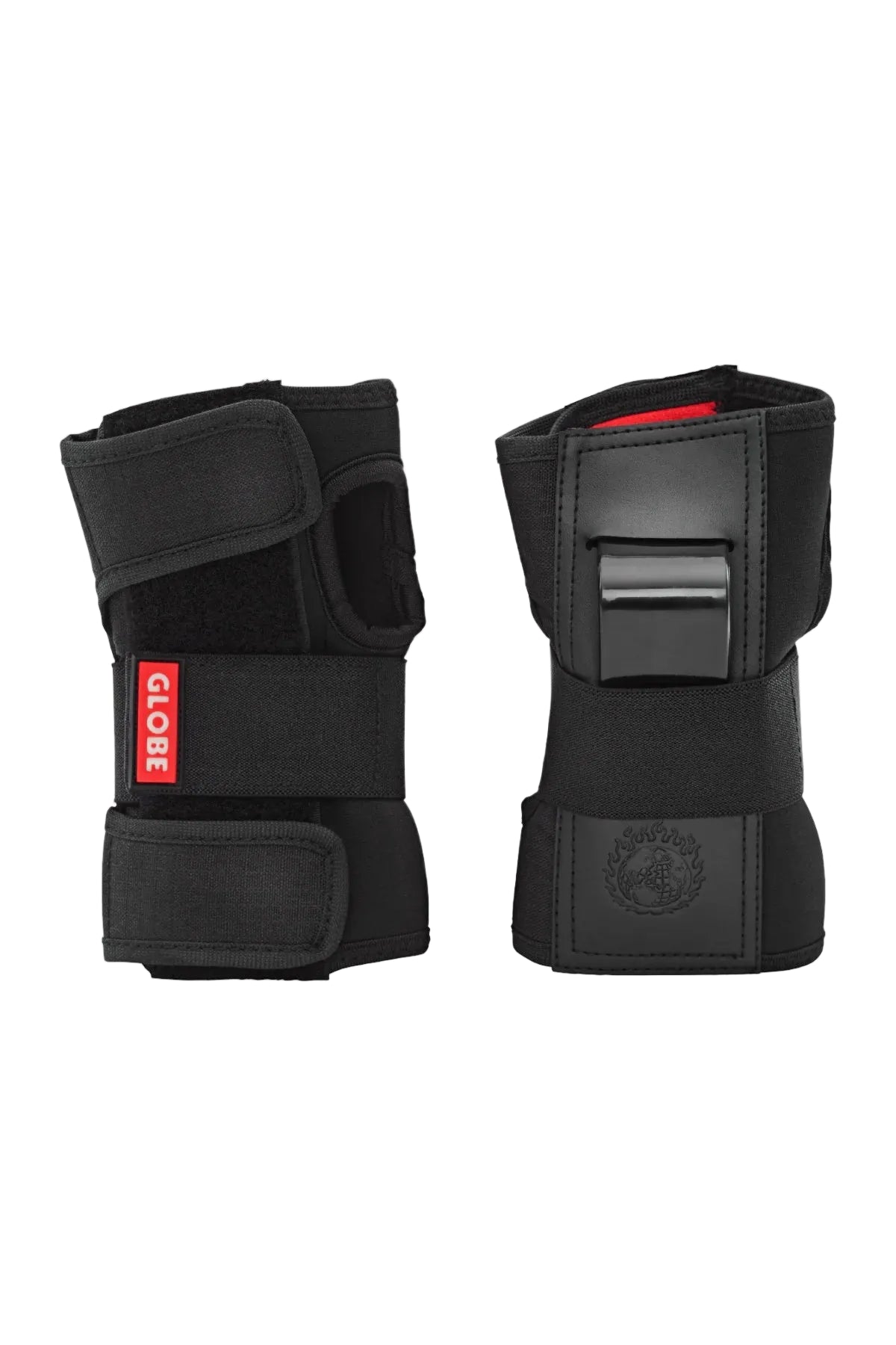 Back view of Globe Goodstock Pad Set in matte black shed nine