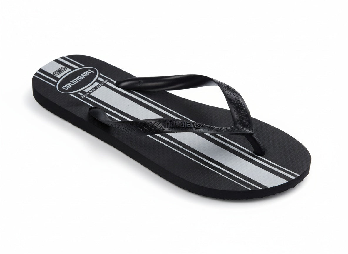 Havaianas Color Essential Black with white stripes – product photo