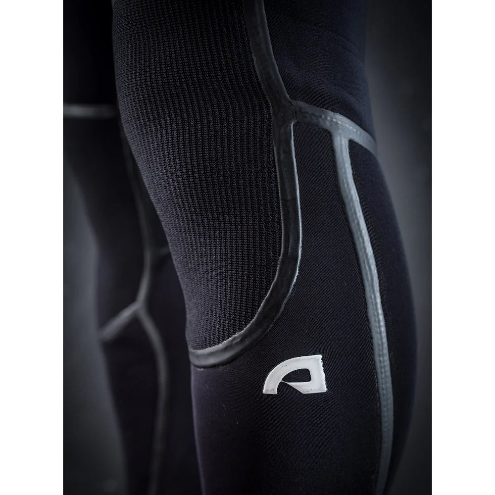 Attica ALPHA Chest Zip 4/3mm Steamer Wetsuit - Black / White