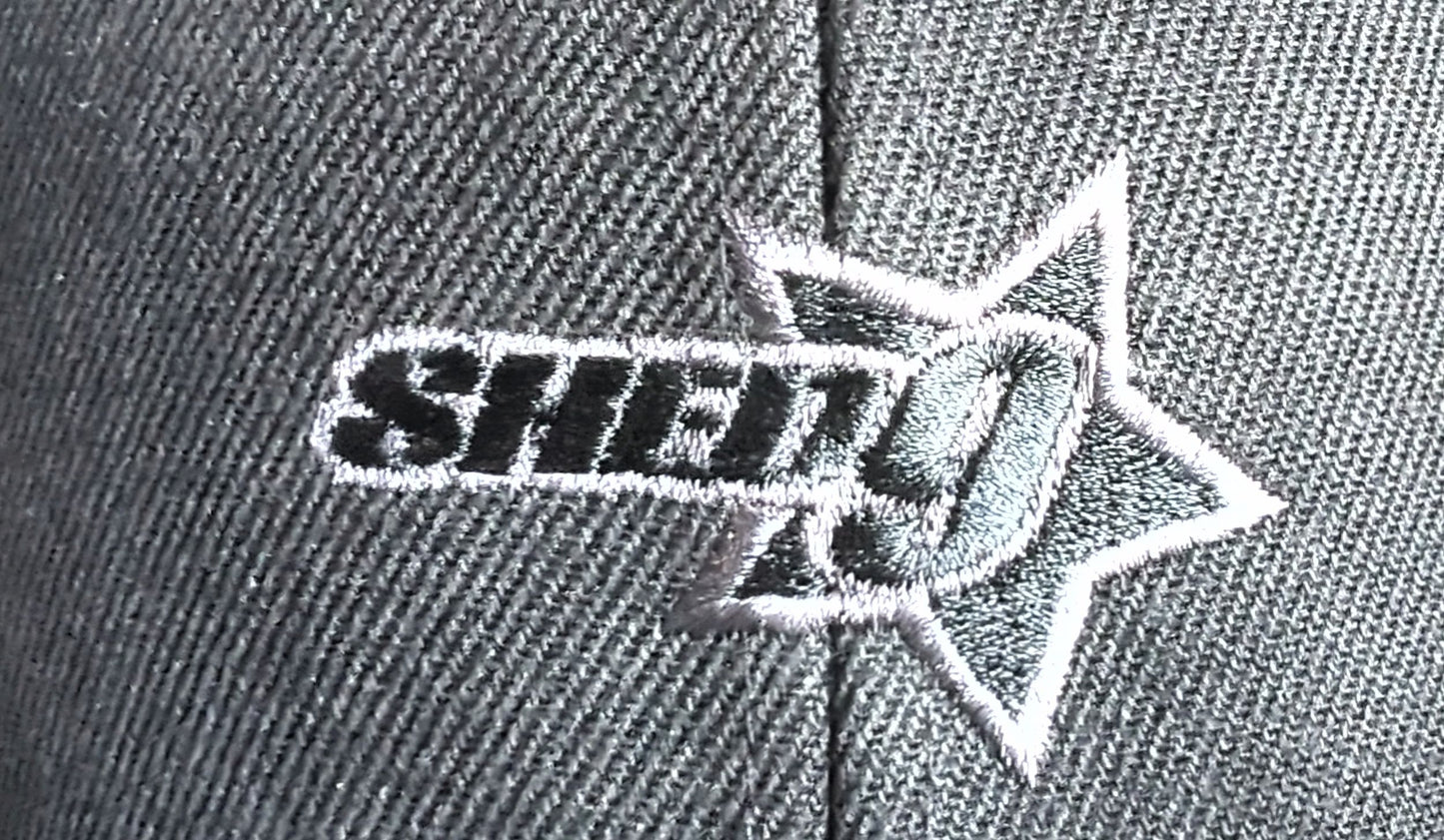 Shed Nine Black Snap Back Cap (Star Logo) - Shed Nine