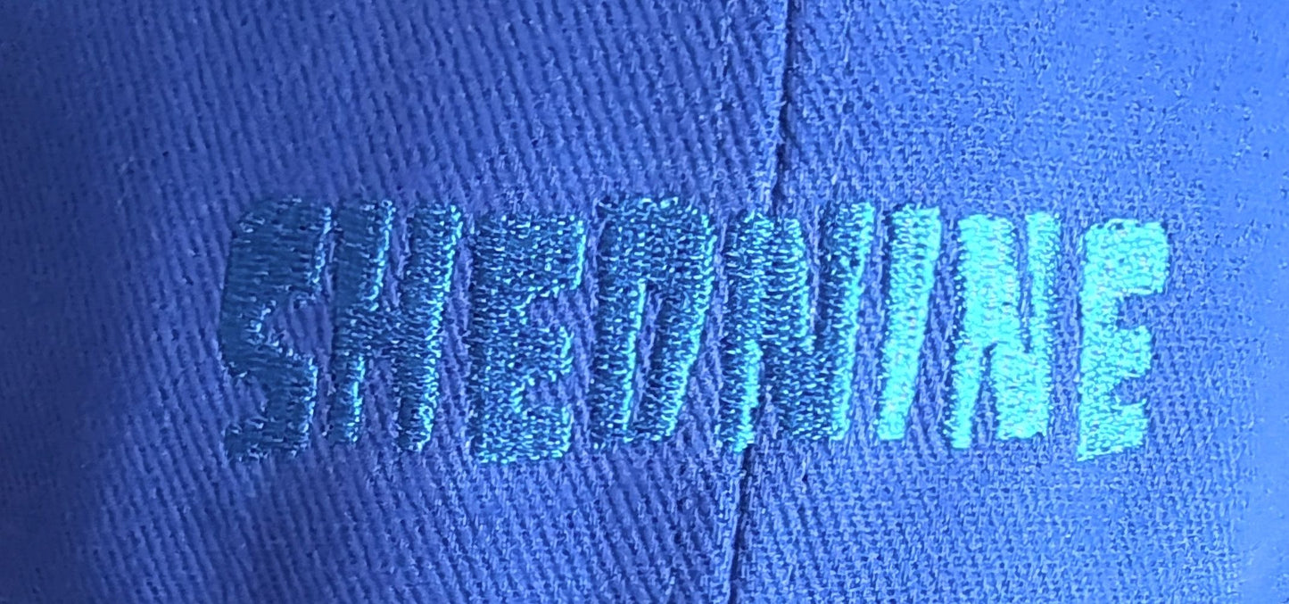 Shed Nine Blue Buckle Back Cap - Shed Nine