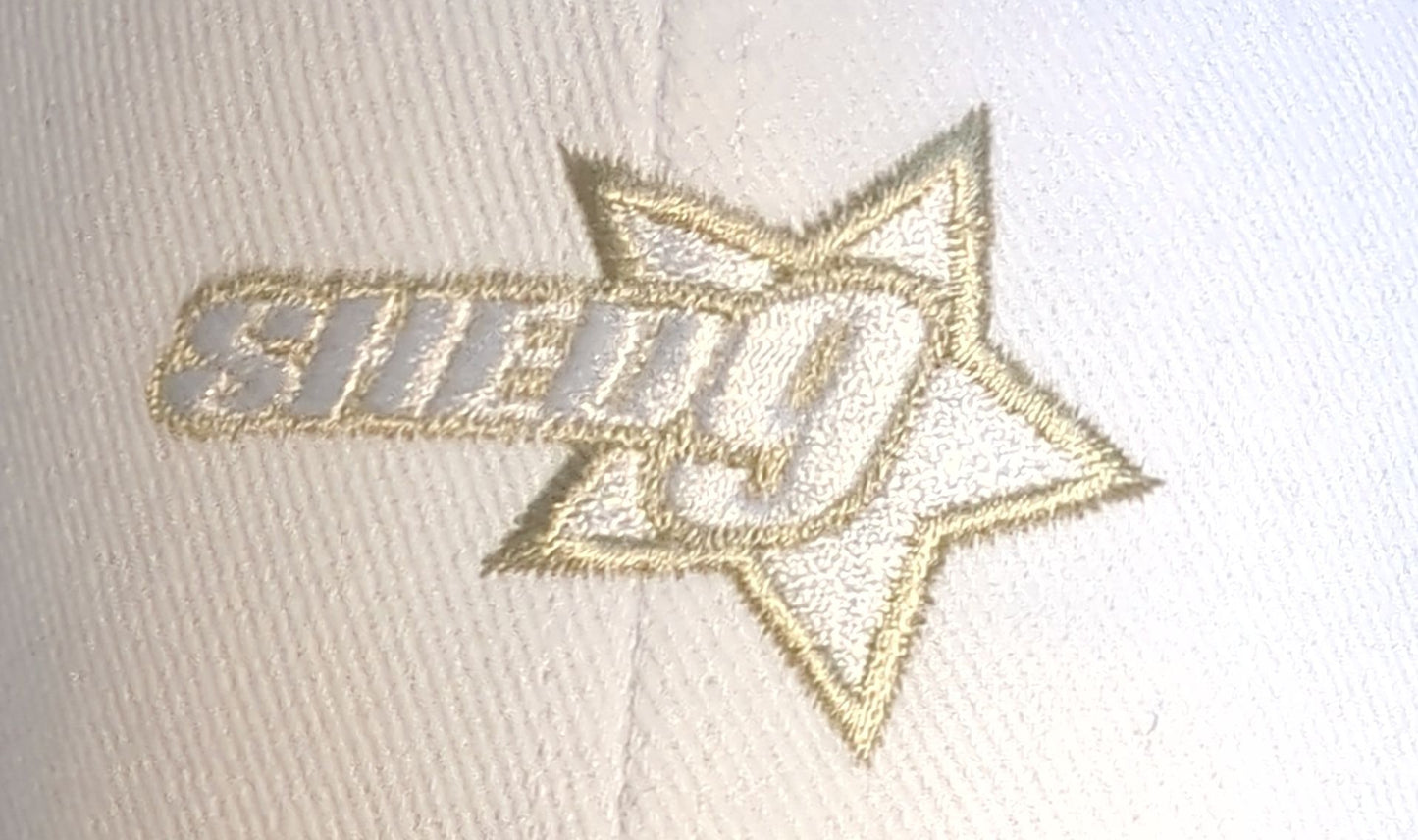 Shed Nine White Buckle Cap Star Logo - Shed Nine