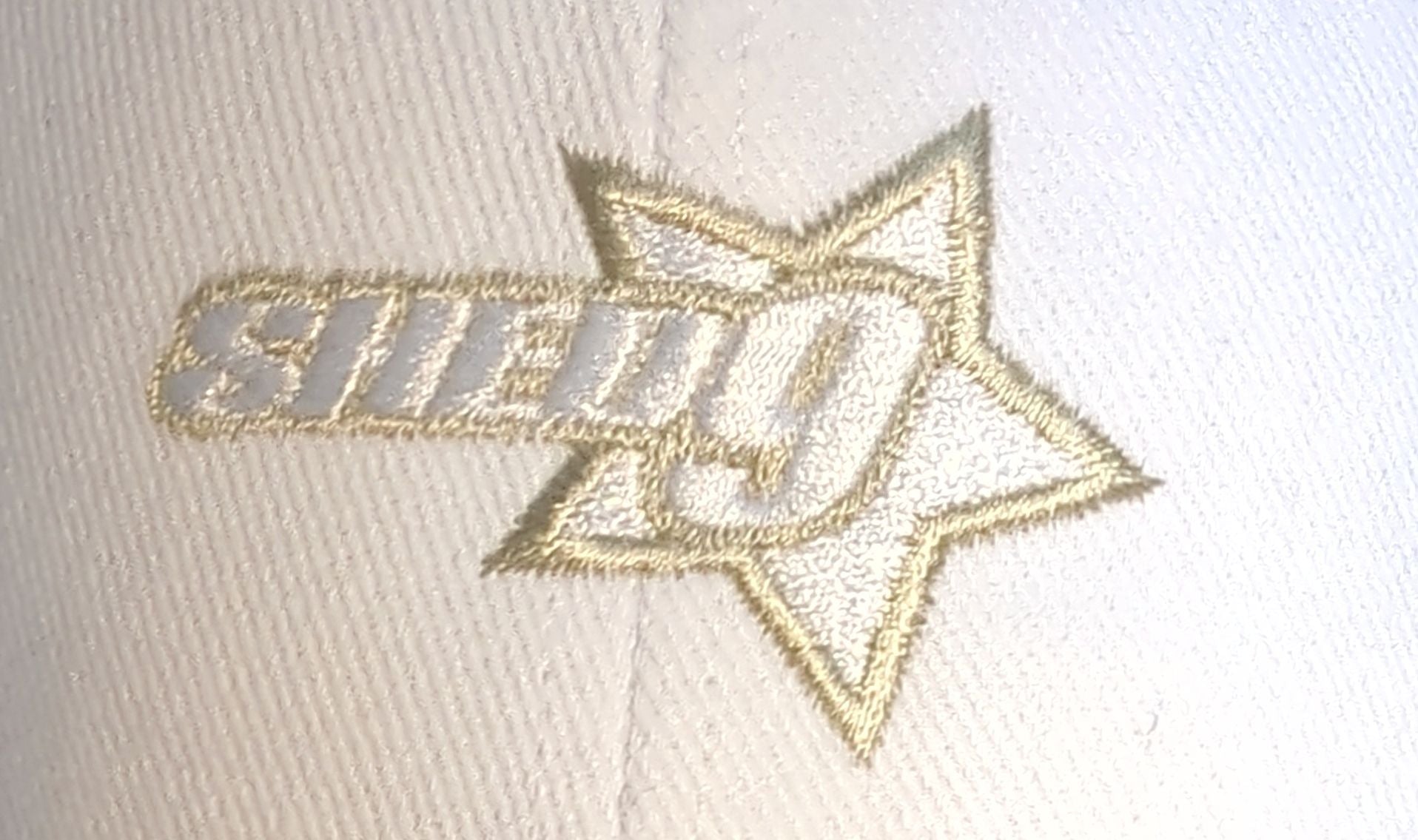 Shed Nine White Buckle Cap Star Logo - Shed Nine