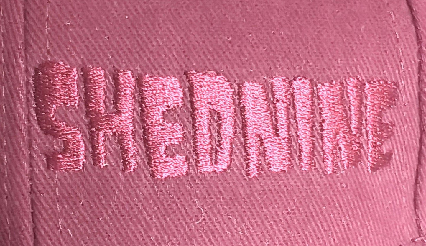 Shed Nine Maroon Buckle Cap (Bold Logo) - Shed Nine