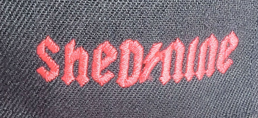 Shed Nine Black/Red Snap Back Cap - Shed Nine
