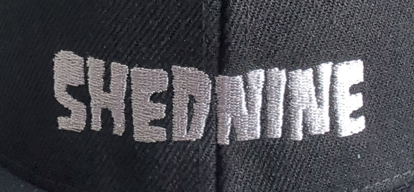 Shed Nine Black/White Snap Back Truckers - Shed Nine