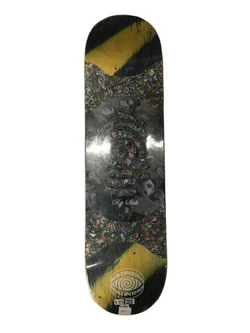 Madness Voices R7 Slick MID Skateboard Deck – Green/Multi – 8.25"