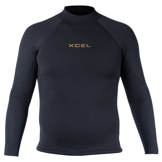Comp + 1.5Mm Jacket in All Black, front view