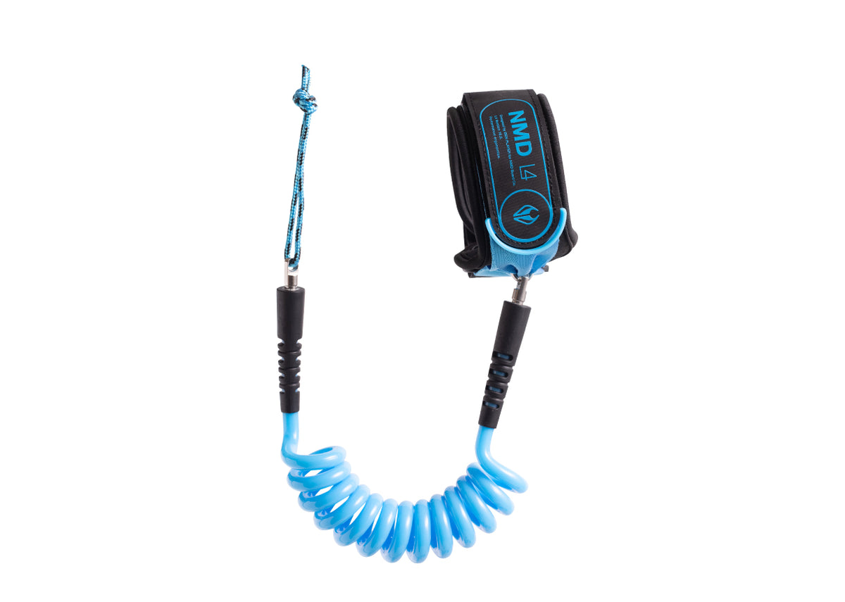 NMD L4 bicep bodyboard leash in Black/Ice Blue