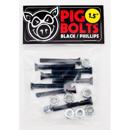 Pig Bolts Phillips Black