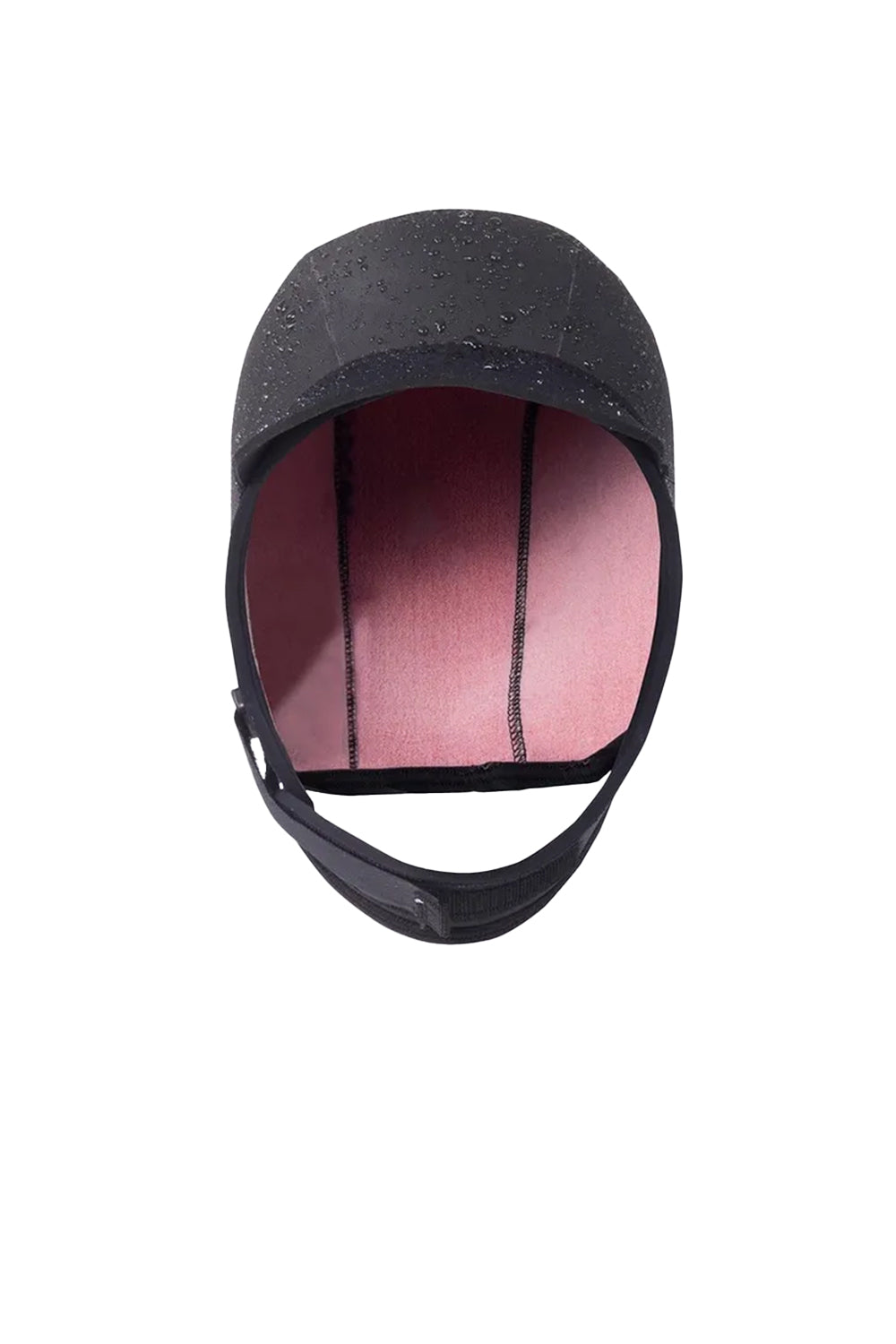 Rip Curl Flashbomb 3mm black surf cap with adjustable chin strap