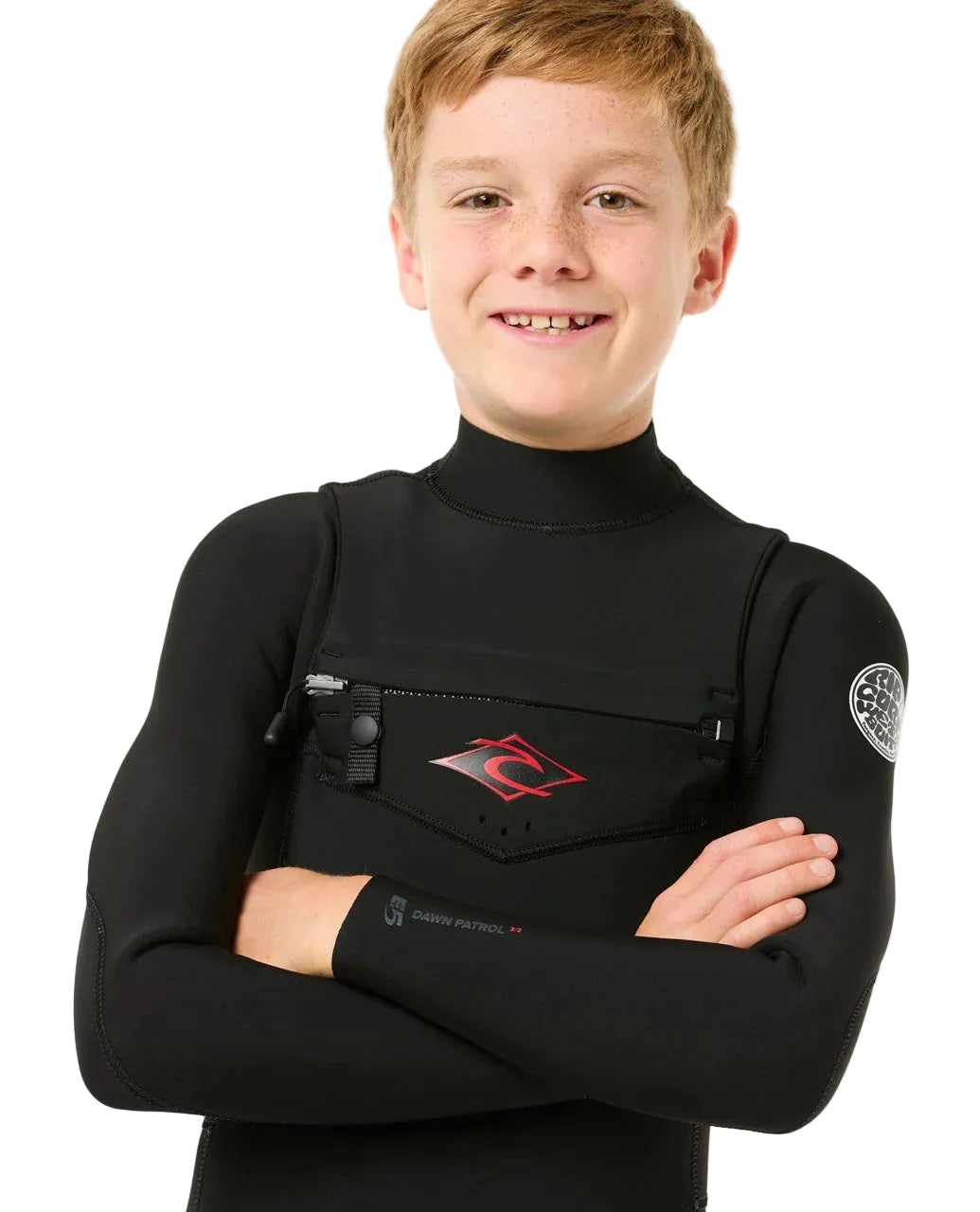 Rip Curl Dawn Patrol junior steamer wetsuit shoulders shed nine