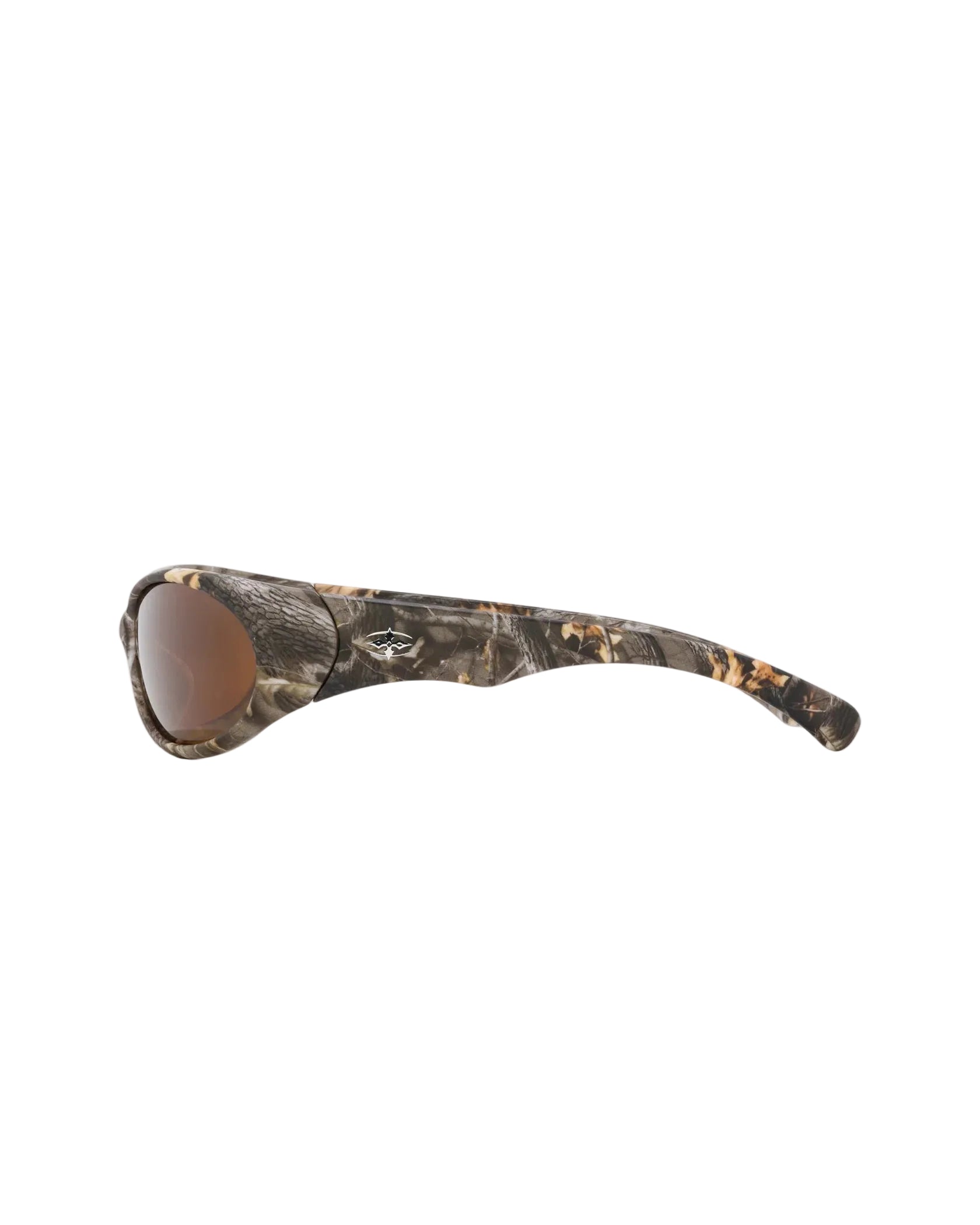 Side profile view of Ritual Vision Demon Speed Sunglasses in Combat / Bronze Polarised shed nine
