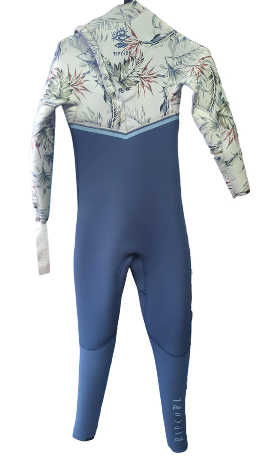 Rip Curl Junior Flashbomb 4/3GB Zip Free Steamer Wetsuit - Slate Blue