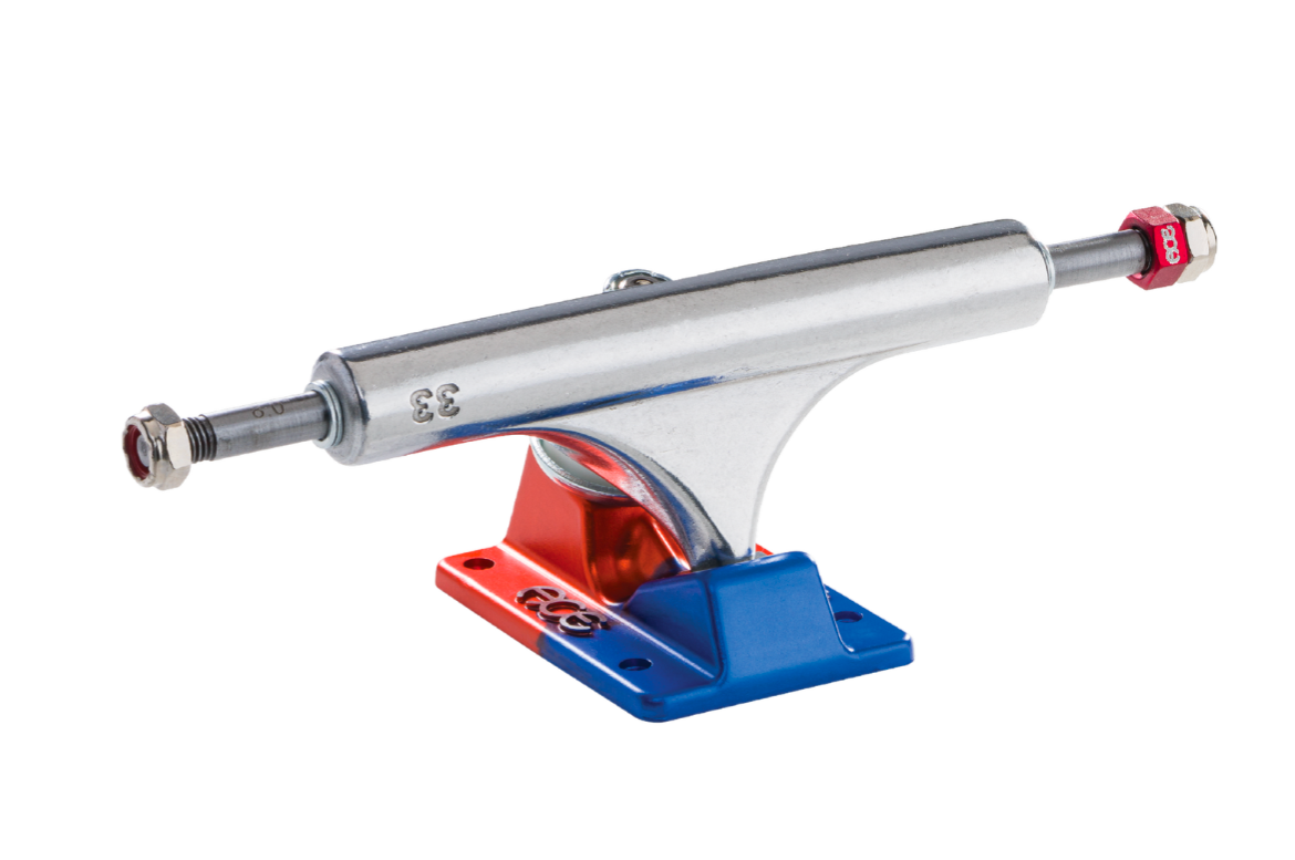 Ace Trucks AF1 Raw/Blue Orange Anodized