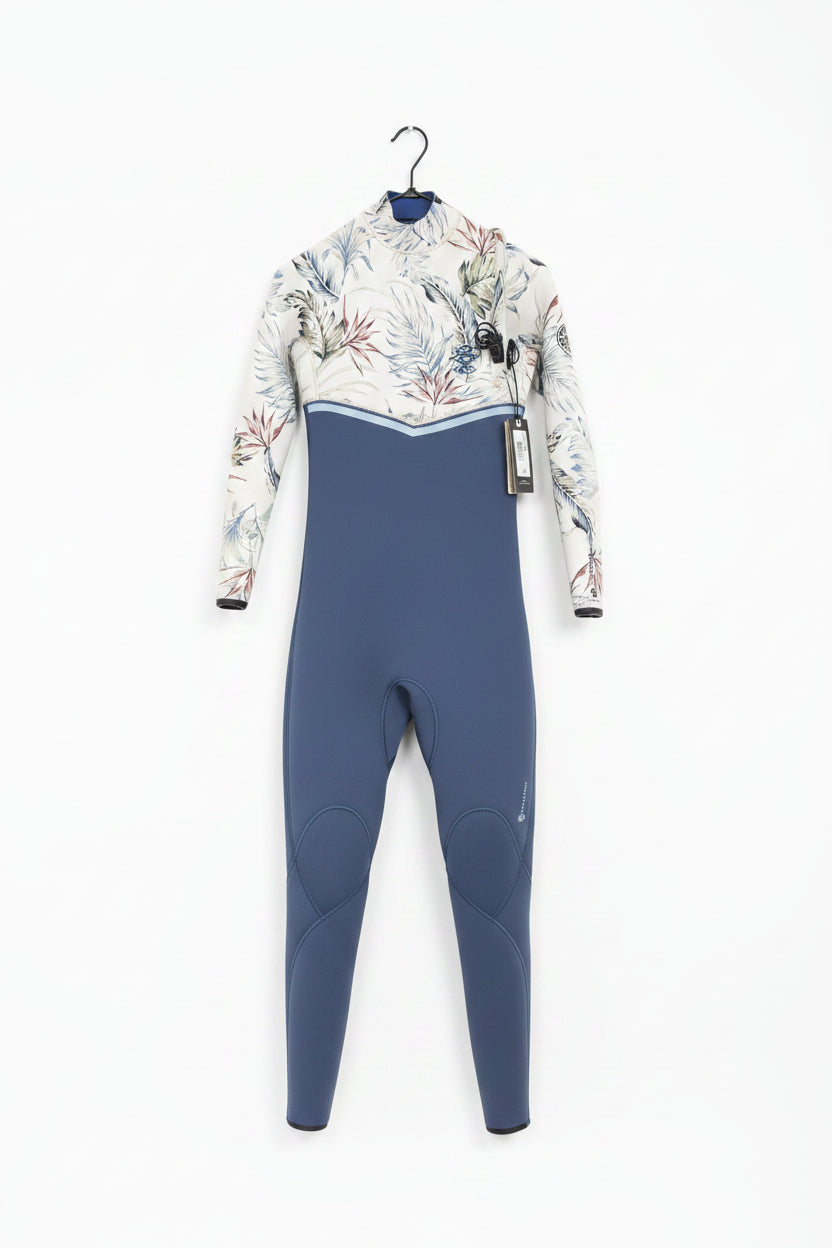 Rip Curl Junior Flashbomb 4/3GB Zip Free Steamer Wetsuit - Slate Blue