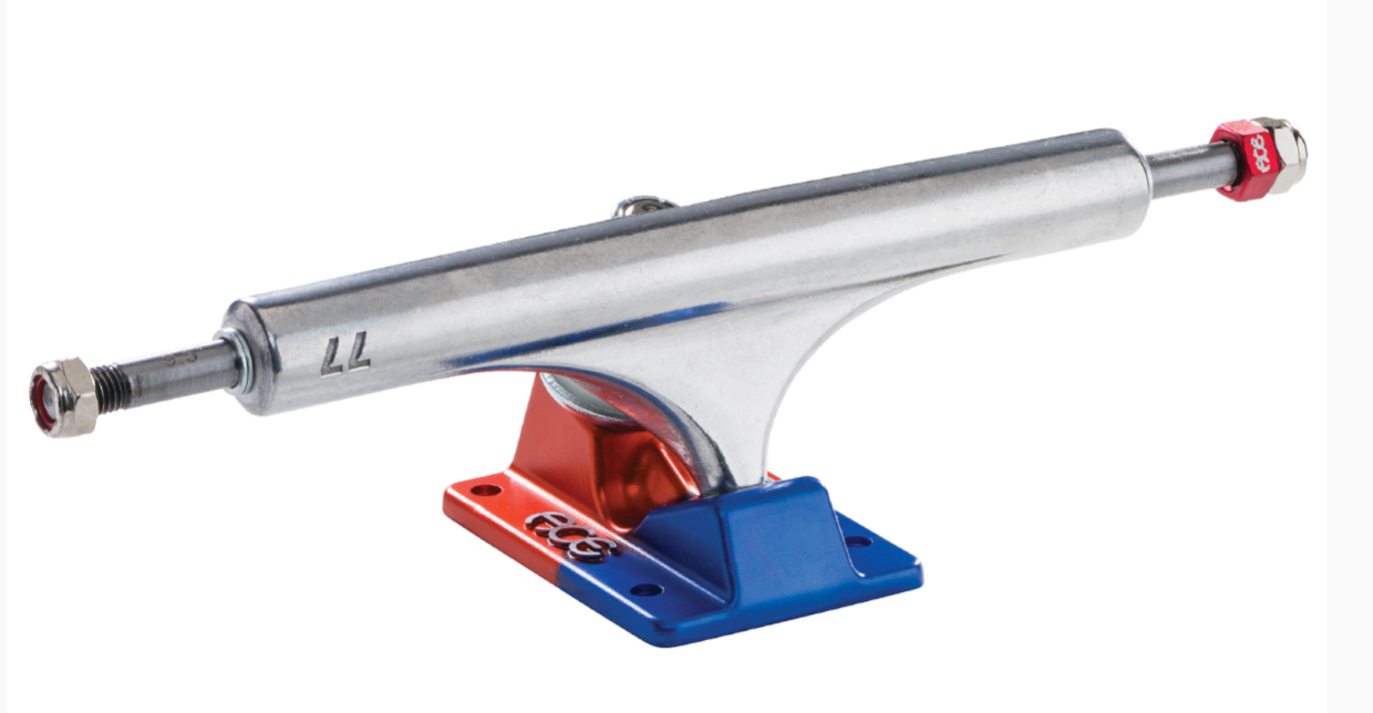 Ace Trucks AF1 Raw/Blue Orange Anodized