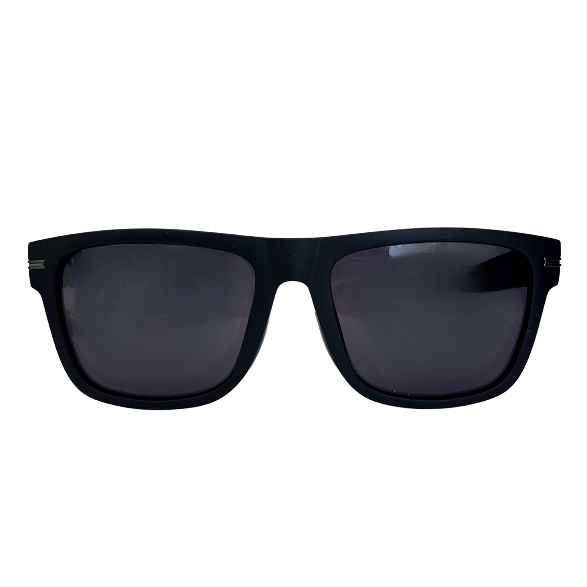 Salty Minds Pedra black sunglasses, front view