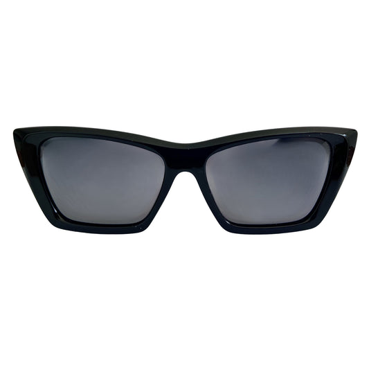 Salty Minds Seabreeze black sunglasses, front view