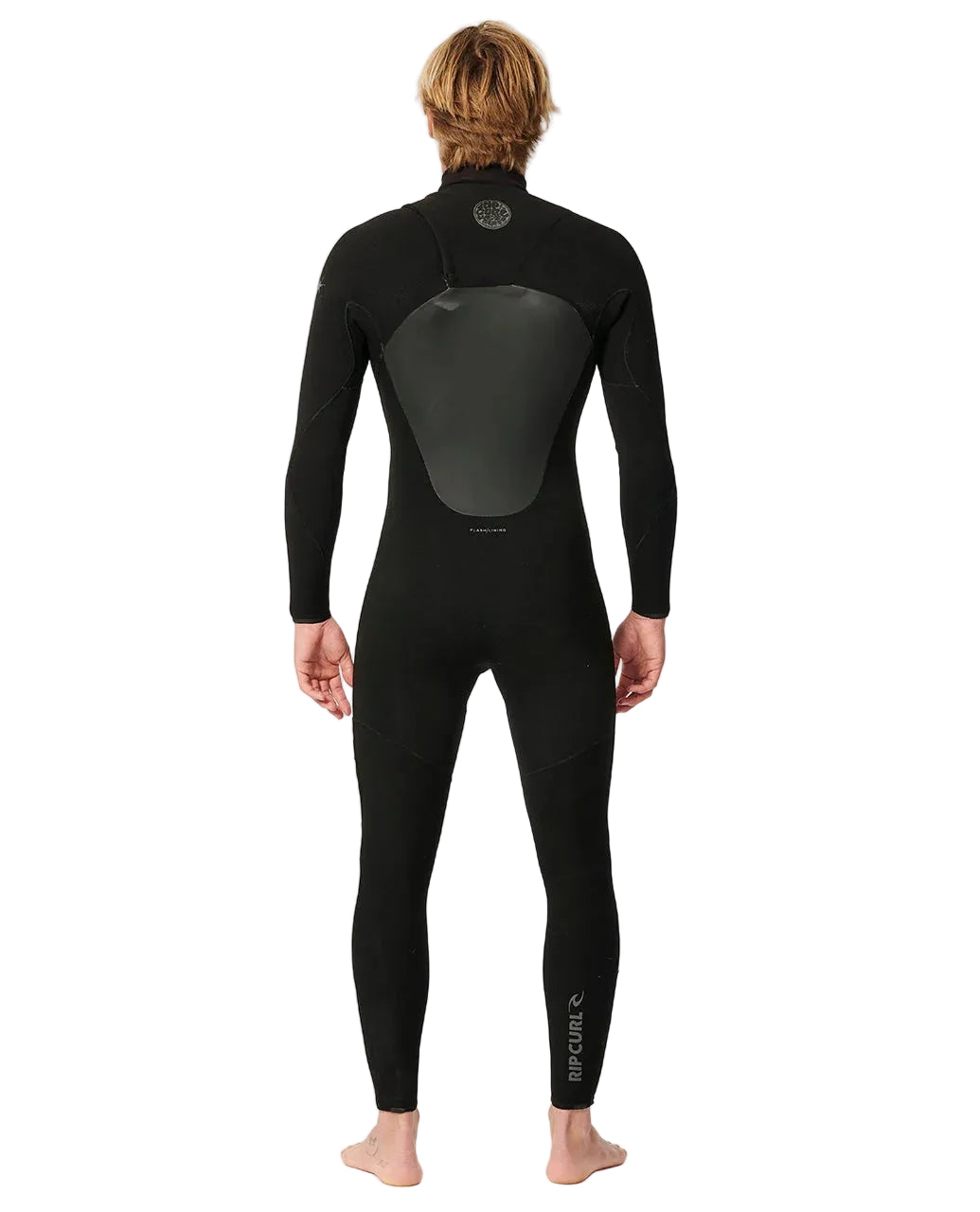 Person wearing a black wetsuit on a white background shed nine 