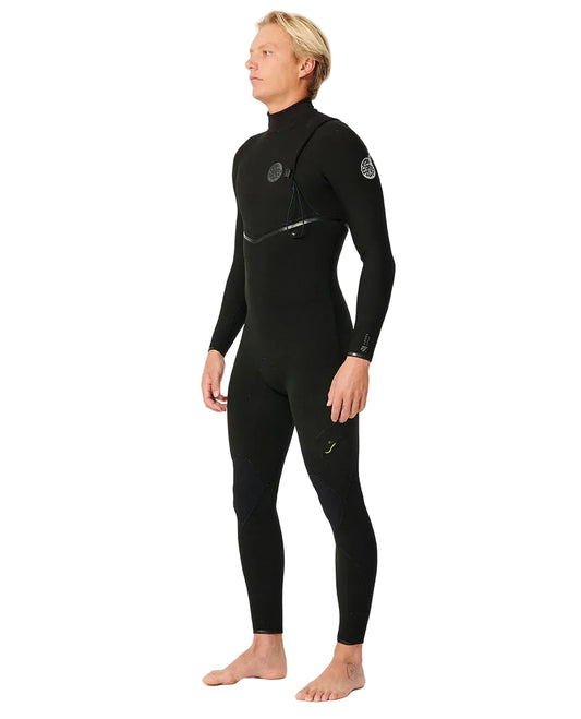 Person wearing a black wetsuit on a white background shed nine