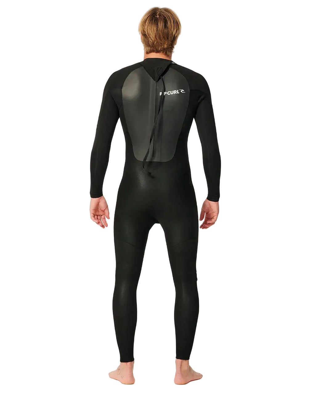Person wearing a black wetsuit on a white background shed nine
