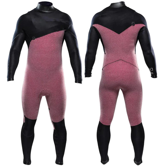 Black and pink wetsuit on a white background shed nine