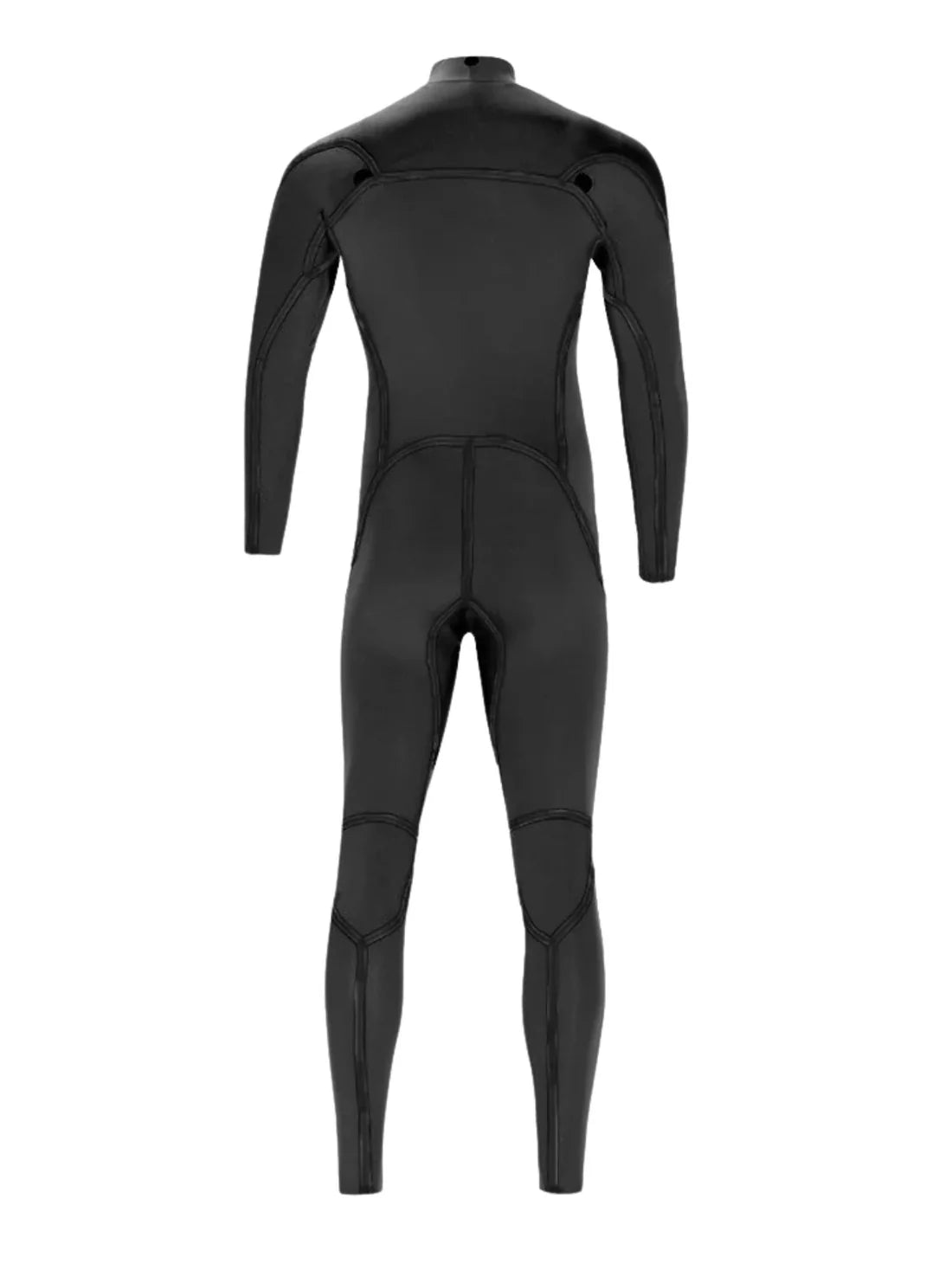 Black wetsuit on a white background shed nine
