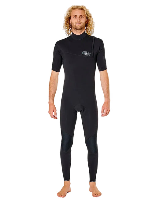 shed nine Peak Climax Pro 2/2 Zip Free Short Sleeve Steamer Wetsuit