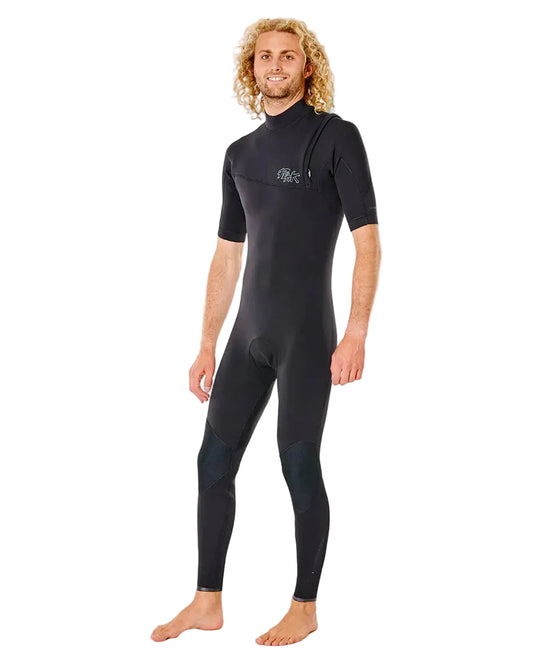shed nine Peak Climax Pro 2/2 Zip Free Short Sleeve Steamer Wetsuit side