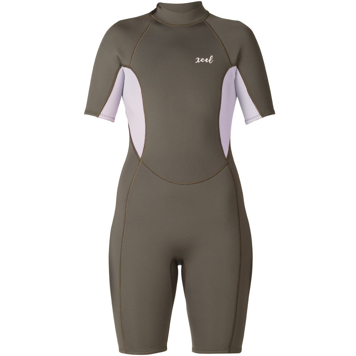 Xcel Wetsuits 2018 Womens 2Mm Axis S/S Springsuit Jet Black Iris shed nine