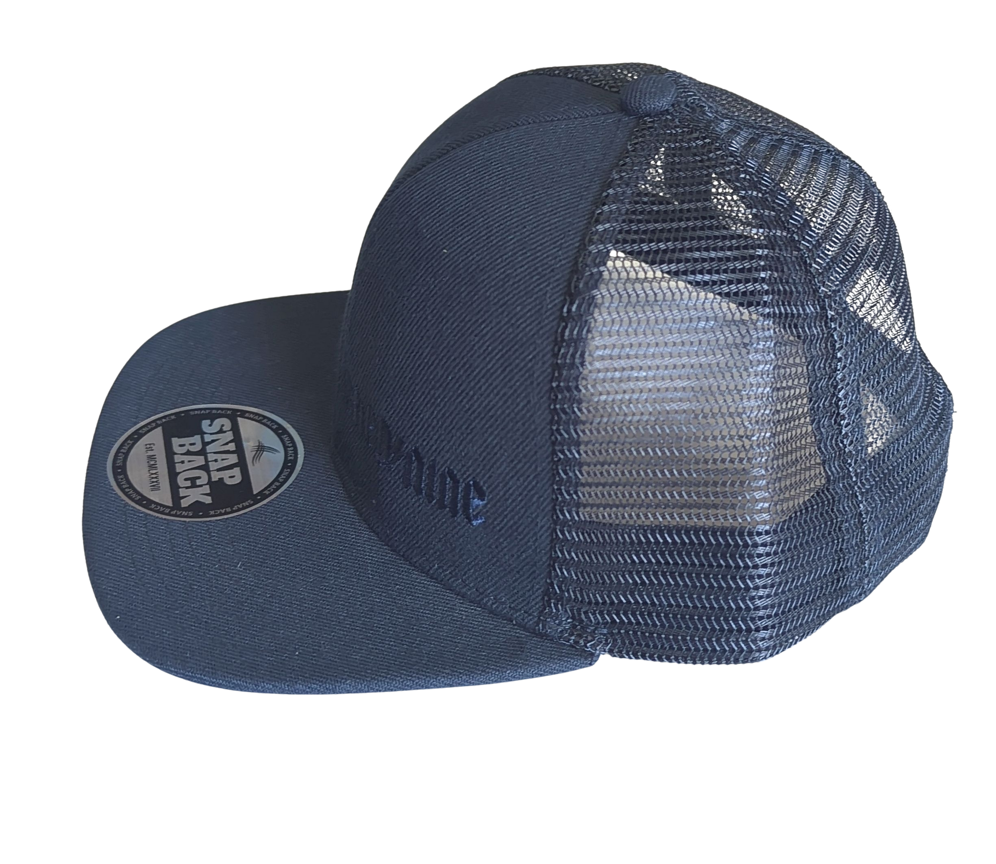 Shed Nine Navy Mesh Snap Back Cap - Shed Nine