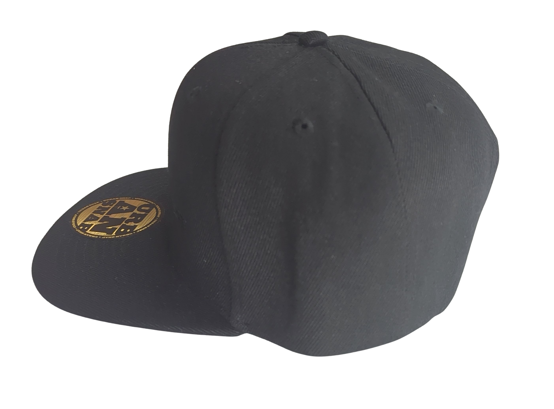 Shed Nine Black Snap Back Cap (Script Logo) - Shed Nine