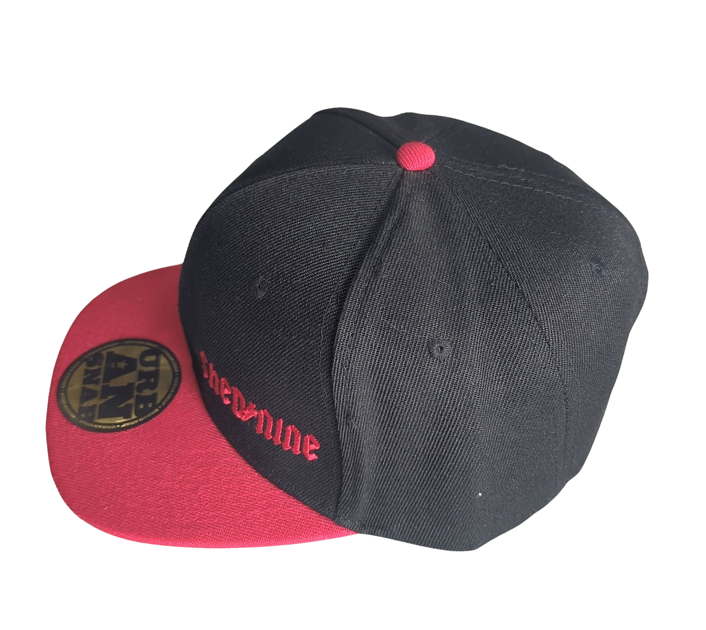 Shed Nine Black/Red Snap Back Cap - Shed Nine